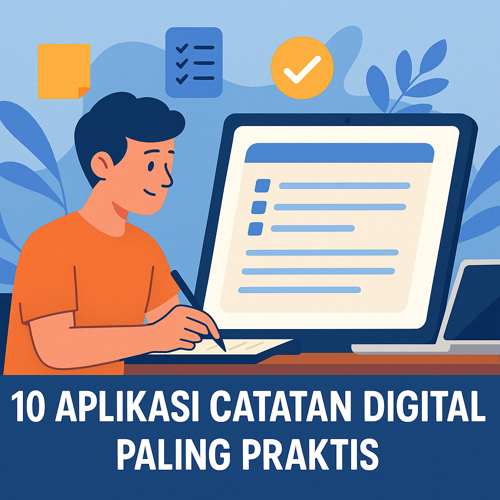 10 Aplikasi Catatan Digital Paling Praktis