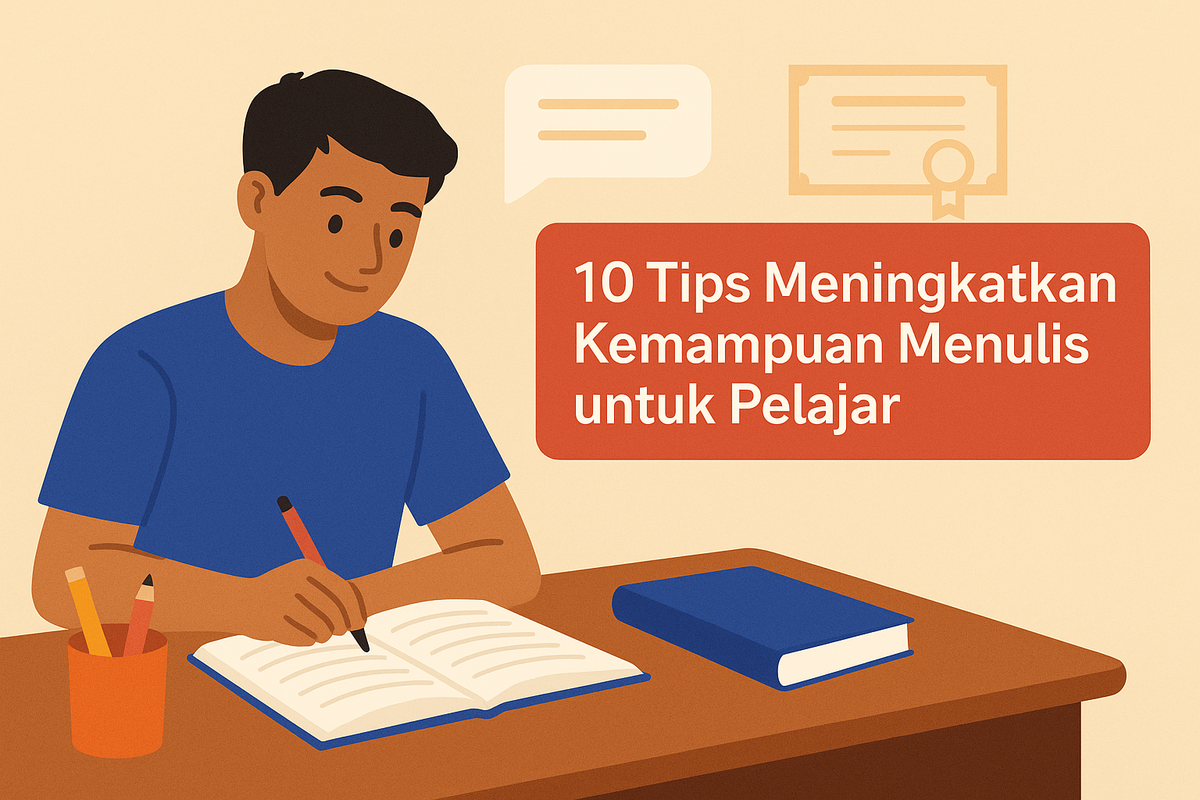 10 Tips Meningkatkan Kemampuan Menulis untuk Pelajar