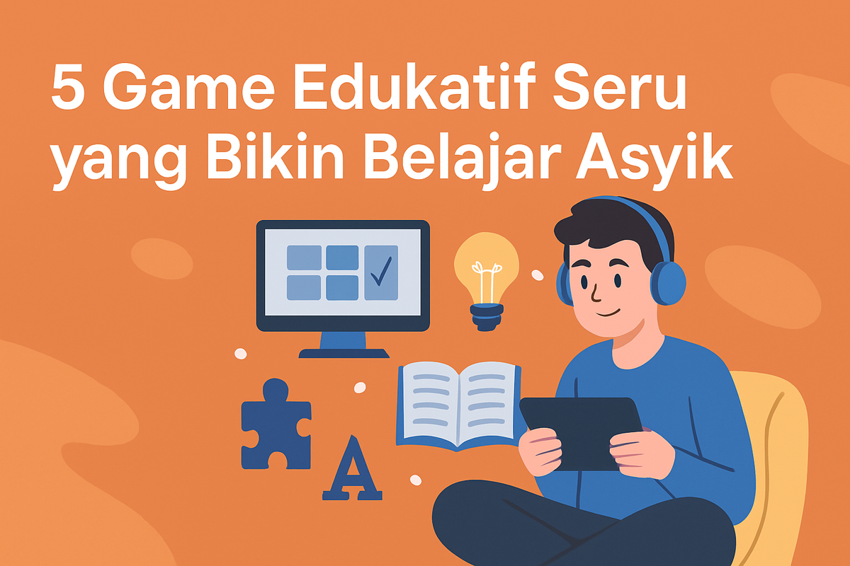 5 Game Edukatif Seru yang Bikin Belajar Asyik
