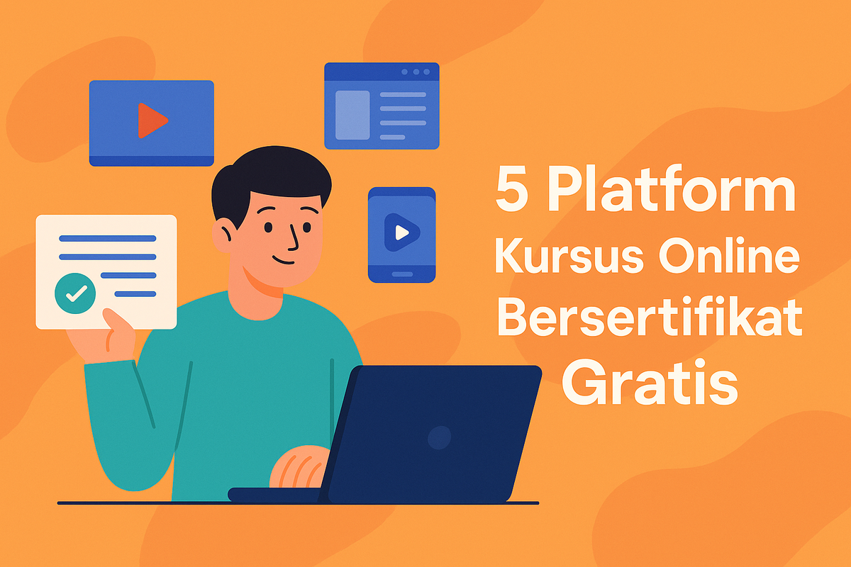 5 Platform Kursus Online Bersertifikat Gratis