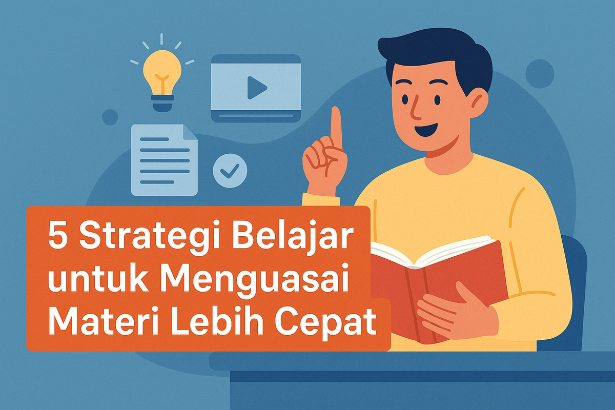5 Strategi Belajar untuk Menguasai Materi Lebih Cepat