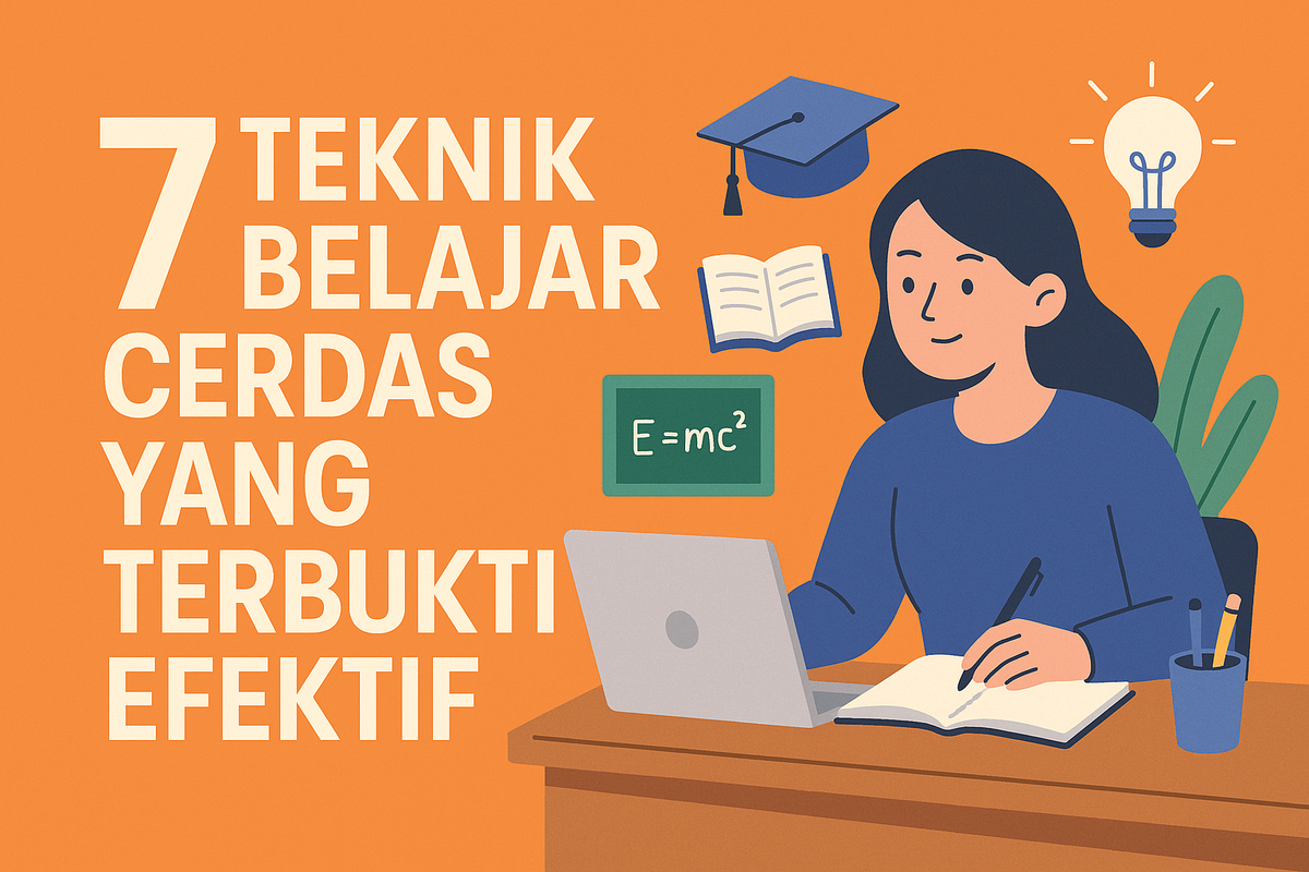 7 Teknik Belajar Cerdas yang Terbukti Efektif