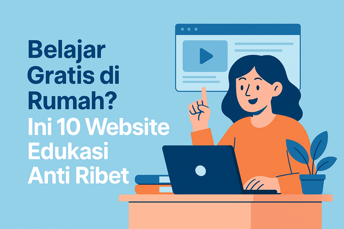 Belajar Gratis di Rumah? Ini 10 Website Edukasi Anti Ribet