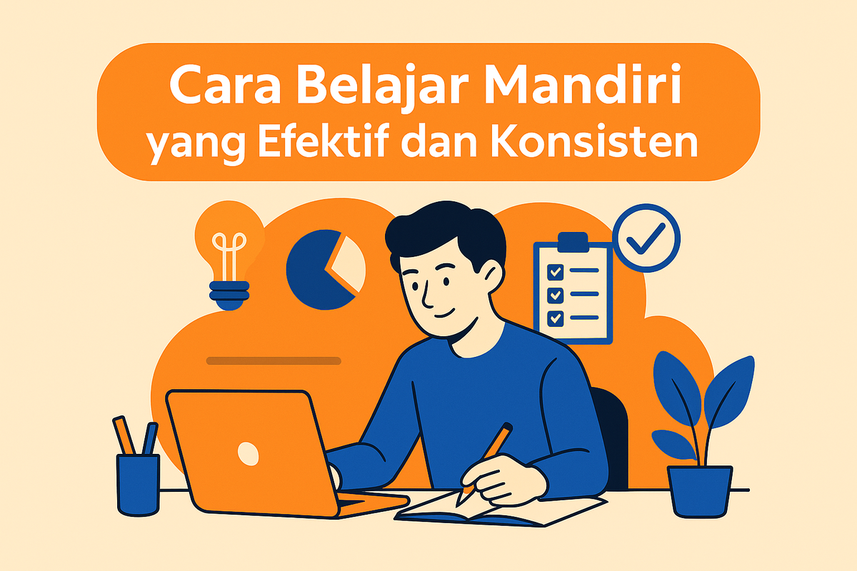 Cara Belajar Mandiri yang Efektif dan Konsisten