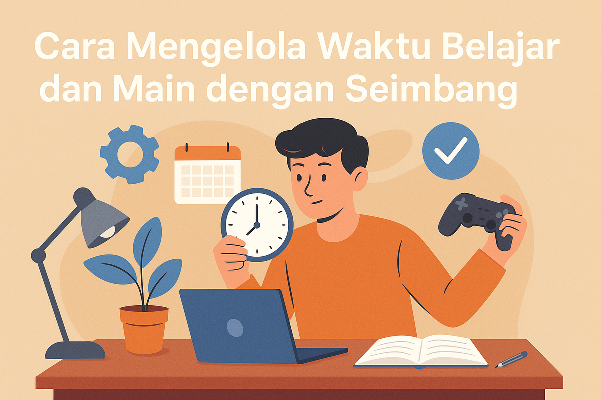 Cara Mengelola Waktu Belajar dan Main dengan Seimbang