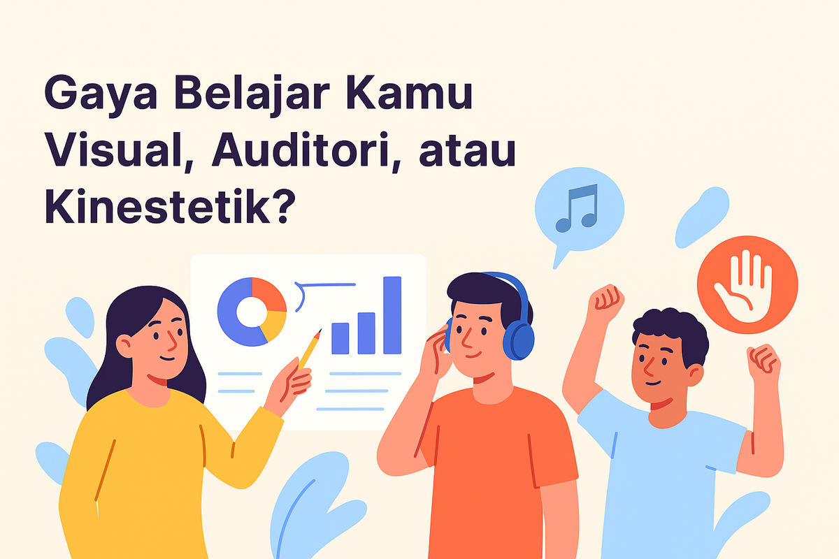 Gaya Belajar Kamu Visual, Auditori, atau Kinestetik?