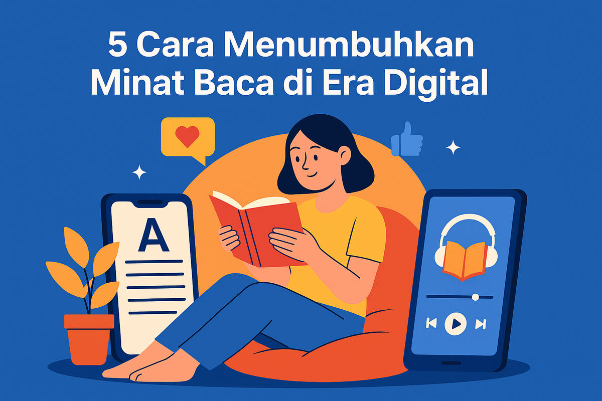 5 Cara Menumbuhkan Minat Baca di Era Digital