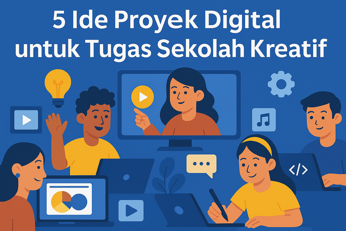 5 Ide Proyek Digital untuk Tugas Sekolah Kreatif
