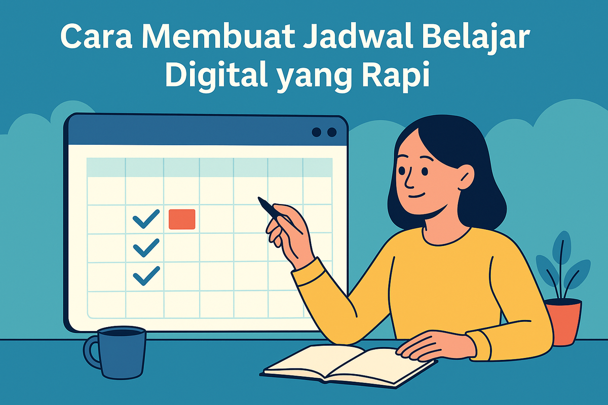 Cara Membuat Jadwal Belajar Digital yang Rapi