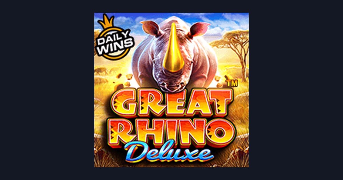 Great Rhino Deluxe, Slot Seru dengan Peluang Modal Receh Cuan